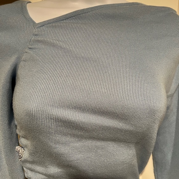 REVOLVE SAULEE- DAHLIA ASYMMETRICAL NECKLINE KNIT DRESS SIZE 4 - Picture 11 of 15